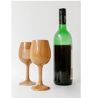 Verre à bière en bois de teck naturel, verre à boisson en bois, produit en bois fait à la main pour la maison, l'hôtel et le restaurant