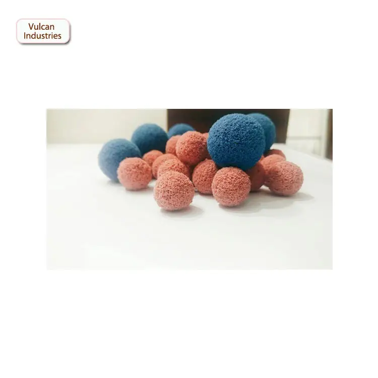 Highest Selling Supreme Quality Blue Color Condenser Tube Cleaning Rubber Sponge Ball for Worldwide Purchase