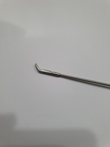Ciseaux micro-laryngés droits (25cm) en acier inoxydable fait à la main en finition dorée et mate pour une utilisation opérationnelle - Product Image 6