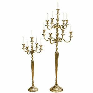 Candelabros de cristal chapados en oro de tendencia, candelabros hechos a mano para boda, decoración de eventos, soporte de vela de Metal - Product Image 6