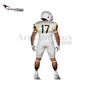 Prix de gros Uniforme de football américain pour adultes à manches courtes respirant Taille Plus Caractéristique Coût - Product Image 4