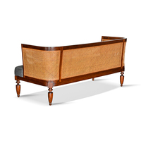 Canapé Bellini en acajou, style colonial, pour salon, maison, hôtel, resort, meubles certifiés SVLK, Indonésie