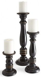 Bougeoir en bois moderne fabriqué en inde, chandelier en bois naturel, pilier support de bougie, vente en gros - Product Image 6