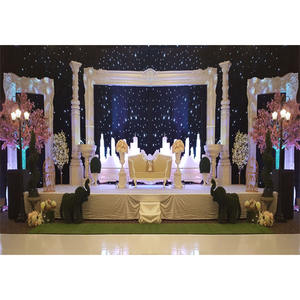Newly Designed <b>Wedding</b> Stage Back <b>Frames</b> Designer <b>Wedding</b> White Fiber <b>Frames</b> Modern <b>Wedding</b> Ceremony Stage Back <b>Frames</b> denmark - Product Image 1