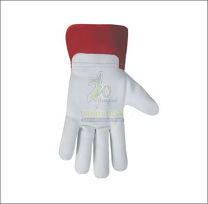 Guantes de seguridad de cuero de vaca de talla XL unisex transpirables construcción industrial látex antideslizante característica para protección de manos y brazos - Product Image 1