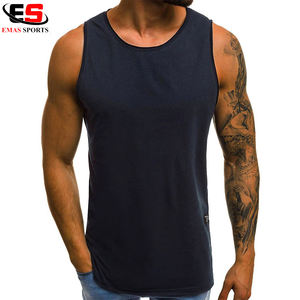 Singlet de sport pour homme en coton haute performance, nouvelle arrivée, logo personnalisé OEM, style décontracté, débardeur musculaire - Product Image 3
