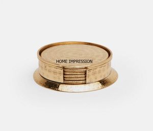 Chapado en oro brillante martillado textura indio hecho a mano diseñador de lujo moderno Metal servilleteros antiguos Metal servilleteros - Product Image 1