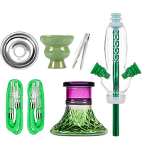Shisha Hookah Portable en plastique, simple et pas cher, ensemble pour Shisha Hookah, nouveau design, vente en gros, 2021