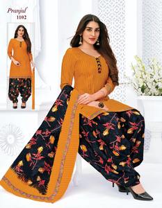 Conjunto de Salwar Kameez con Estampado Digital y Dupatta, Traje de Algodón Puro Listo para Usar, Conjunto de Vestido Patiyala para Mujer, Exportación Real - Product Image 6