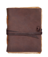 Handgefertigtes Leder-Adressbuch Gebunden mit Speziellem Handgemachtem Umweltfreundlichem Papier Geschenk für Alle Geschlechter