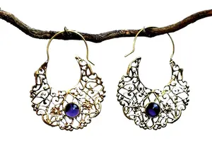 部落印度波西米亚紫水晶耳环以最佳批发价