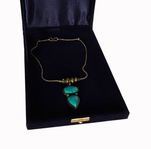 Collar chapado en plata de imitación con cuentas doradas, joyería de moda, diseño de regalo para fiesta de boda - Product Image 4