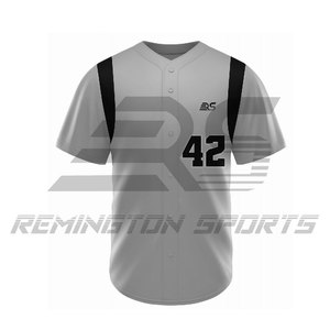 <b>Cheap</b> Newest Style Custom Polyester Baseball Uniform Plain Regular Fit and Top Quality Stitching Baseball Uniform - Product Image 2