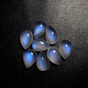 หินลูกแพร์9X14mm ลายรุ้งธรรมชาติ | หินมูนสโตนสีรุ้งธรรมชาติ | - Product Image 2