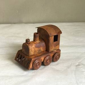 Tractor rústico de hierro de Metal para decoración navideña, ornamento colgante de árbol de Navidad de alta calidad con cuerda - Product Image 5