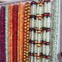 Fourniture indienne couleurs personnalisables marguerite fleurs artificielles pour la décoration de la maison pour le nouvel an remise des diplômes noël halloween