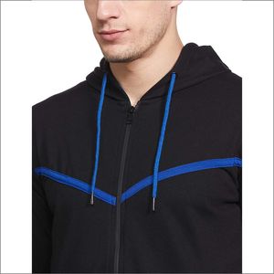 Survêtement de sport pour hommes en coton polaire, de haute qualité, personnalisé, vente en gros, ensemble 2 pièces à capuche et fermeture éclair, 2020 - Product Image 2