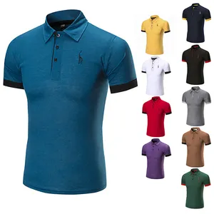 Großhandel Polos hirts für Männer mit benutzer definiertem Logo Neues Design hochwertiges T-Shirt Material Golf Polo T-Shirt für Männer