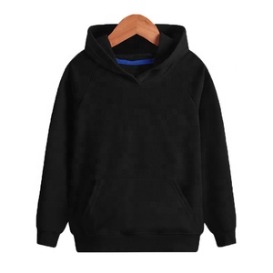 Sweat à capuche à manches longues pour enfants, vente en gros, oem, bonne qualité, 270gsm 50% coton 50% polyester, blanc avec fermeture éclair, personnalisé, pull pour enfants - Product Image 1