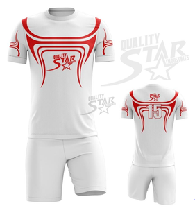 Uniformes de Fútbol Transpirables de Poliéster 100% de la Mejor Calidad OEM, Diseño Nuevo Personalizado, Sublimación, Reversibles, Unisex, para Adultos - Product Image 2