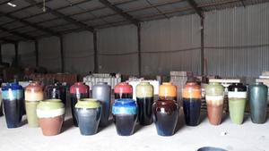 Fontaine d'eau d'extérieur, 1 pièce, fontaine à eau pour l'extérieur, jardin, grand pot, mobilier d'extérieur, décoration d'intérieur pour la maison - Product Image 4