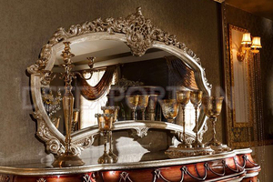 Ensemble de Table à manger de Style arabe, aspect riche sculpté à la main, meubles en bois de teck 1 pièce - Product Image 3