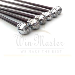 Bâtons de cérémonie en cuir noir - Product Image 5