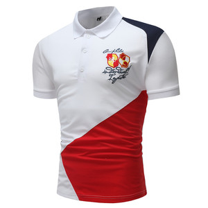 Polo T Shirt T shirt Men Polo T Shirt Custom <b>Logo</b> - Product Image 1