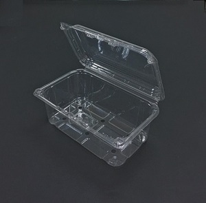 BX-500-85H APET Plastic Clear Disposable Storage Container For Fruit And Veggie