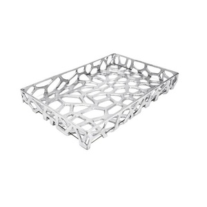 Excellent Quality Handmade <b>Mirror</b> Serving <b>Tray</b> Handmade Fancy Serving Platter Round Shape Affordable Best Serving Dish - Product Image 6