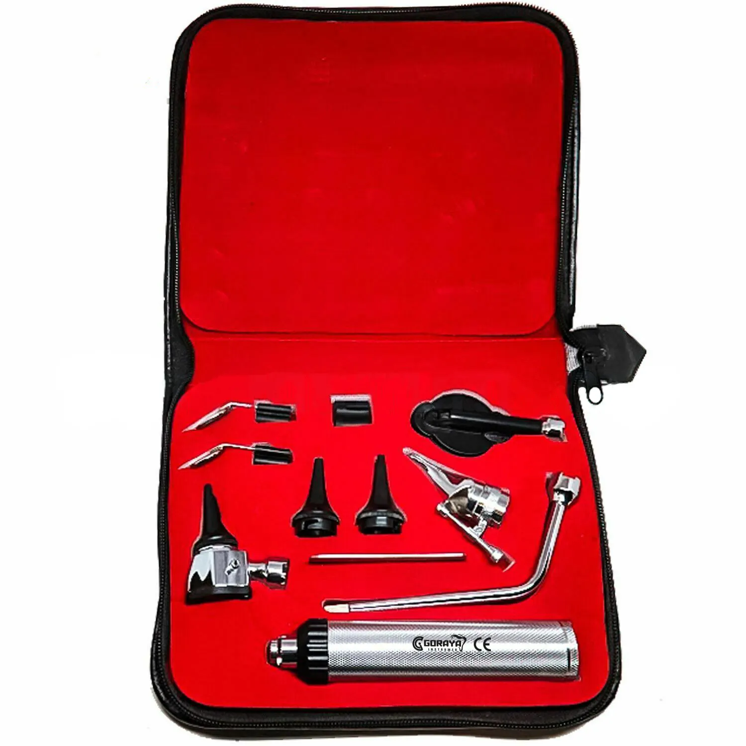 HOT SALE GORAYA GERMAN Otoscope & Ophthalmoscope Set ENT Surgical Instruments CE ISO APPROVED