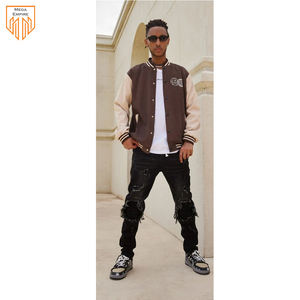 Chaquetas de Béisbol Universitarias para Hombre de Alta Calidad, Logotipo Personalizado, Uniforme de Equipo de Invierno, Chaqueta Universitaria Lisa al por Mayor de Alta Calidad - Product Image 5