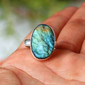 Bague druse naturelle, en or 24 k, cristaux, pierres, en vrac, présentation de pierres précieuses, agates, livraison gratuite - Product Image 2