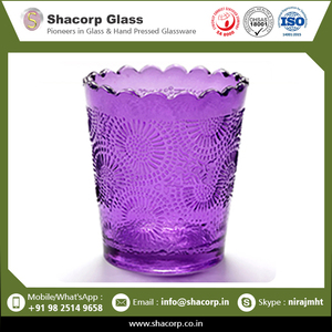 <b>Top</b> Quality Handmade Decorative Colored Candle Glass At Bulk Wholesale Price - Product Image 5