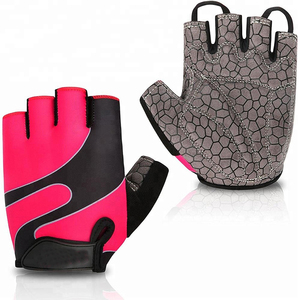 Vente en gros de gants de cyclisme professionnels personnalisés pour la course demi-doigts rembourrés durables et respirants à bas prix - Product Image 2