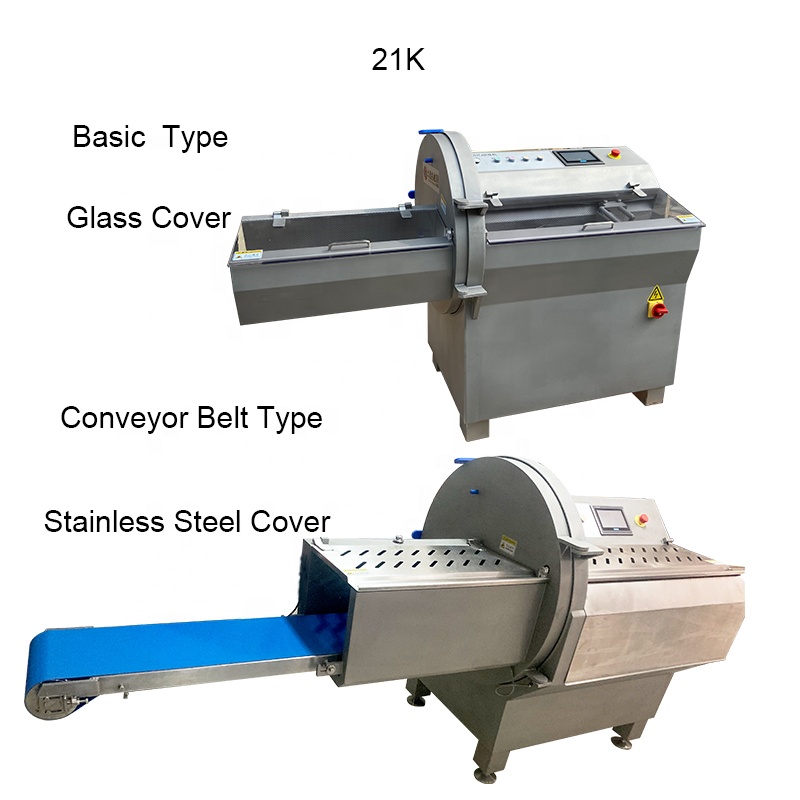 JY-17K Easy operate automatic frozen meat slicing machine /machine for cutting meat