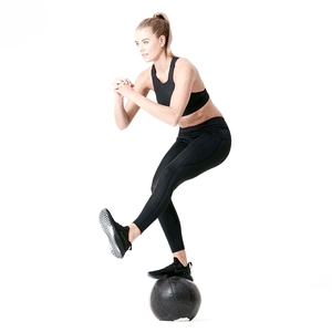 Pantalones de yoga Cintura media de talla grande Bolsillos laterales Algodón suave apretado Transpirable Fold Sexy White Girl Yoga Pant Ladies Envío gratis - Product Image 4