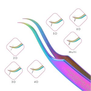 Snake Shape Eyelash Extension Tweezer in Multi Color, Eyelash Extension Tweezers, New Arrival Snake Shape Eyelash Tweezer - Product Image 4