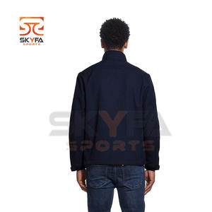 High Quality Wholesale Thick Zip <b>Men</b> Winter <b>Jackets</b> Custom <b>Men</b> Outdoor <b>Soft</b> <b>Shell</b> <b>Jackets</b> without Hood - Product Image 2