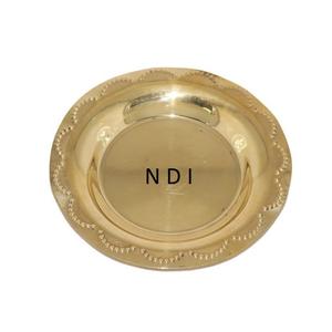 Unique Style Unique Design Shiny <b>Gold</b> Plated Metal <b>Charger</b> <b>Plate</b> For Home Catering Serving <b>Plate</b> Hot Food Server Usage Item Use - Product Image 1