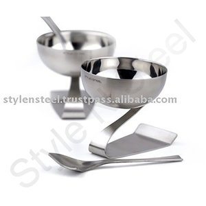 Cốc Đựng Kem Thiết Kế Bằng Thép Không Gỉ Chất Lượng Cao Tùy Chỉnh Theo Thiết Kế Bát Nhỏ Bằng Thép Không Gỉ - Product Image 2