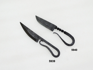 Hand Forged <b>Twisted</b> Handle <b>Knife</b> - Product Image 2