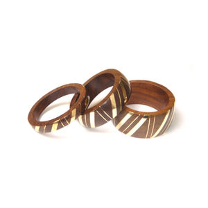 AYAANS Brazaletes de madera de alta calidad superventas para decorar Sin pulir Impresionantes a la venta al mejor precio - Product Image 5