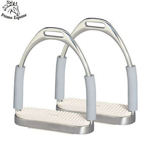 Étrier Flexy avec logo personnalisé Accessoire équestre métallique durable en acier inoxydable de haute qualité avec fonction de sécurité pour l'équitation - Product Image 5