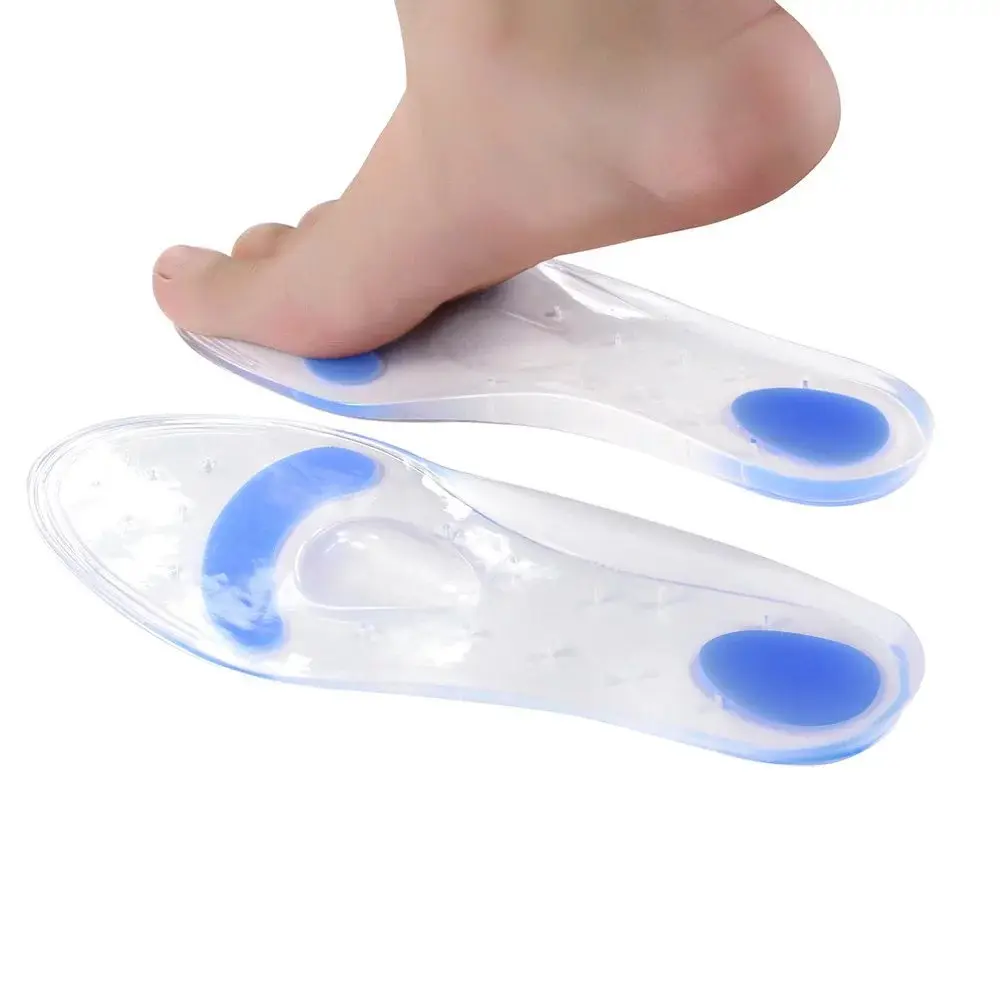 DLSEALS Silicone Memory Insoles Foot Gel Silicone Inside Shoe OEM & ODM Blue 10 Pairs Flexible CN;GUA Customized Packing
