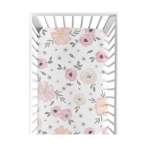 Sábana de cuna de bebé orgánico, personalizada, 100% - Product Image 1