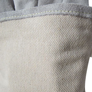 Guantes DE TRABAJO forrados de algodón con estampado personalizado, guantes de soldadura de cuero de vaca de alta resistencia, resistentes al calor, antiincendios, XL profesionales - Product Image 4
