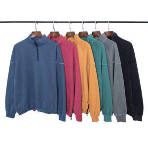 GAF personalizado algodón gran oferta polar media cremallera pulóver 1/4 cremallera sudadera en blanco de gran tamaño manga larga Sudadera Mujer Sudadera con capucha - Product Image 5