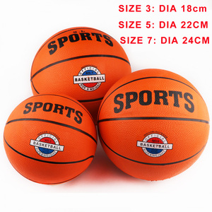 China barato logotipo personalizado impresión calidad de <span class=keywords><strong>entrenamiento</strong></span> tamaño 3 5 6 Tamaño 7 pelota de baloncesto de goma - Product Image 6