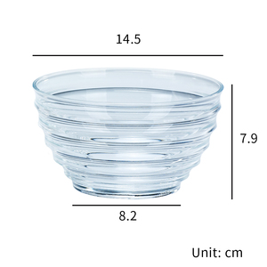 Holar-cuenco redondo de plástico para servir, cuenco reutilizable, irrompible, en relieve, 25 oz, hecho en Taiwán - Product Image 2